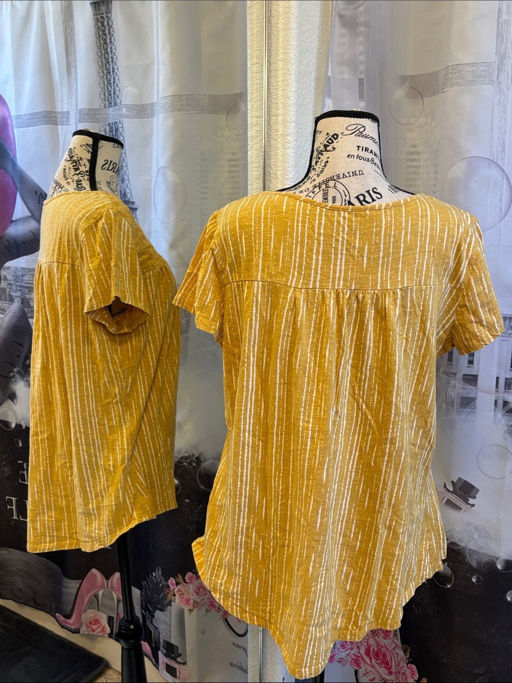 Sonoma Mustard Yellow Blouse - Picture 4 of 5
